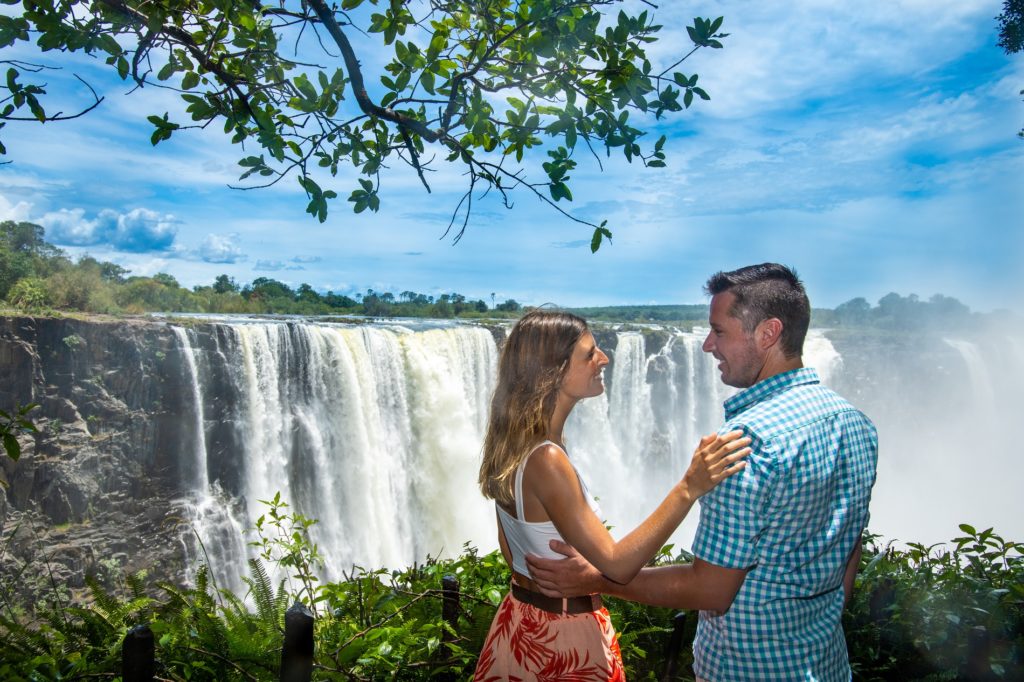 Romantic Victoria Falls honeymoon travel experience