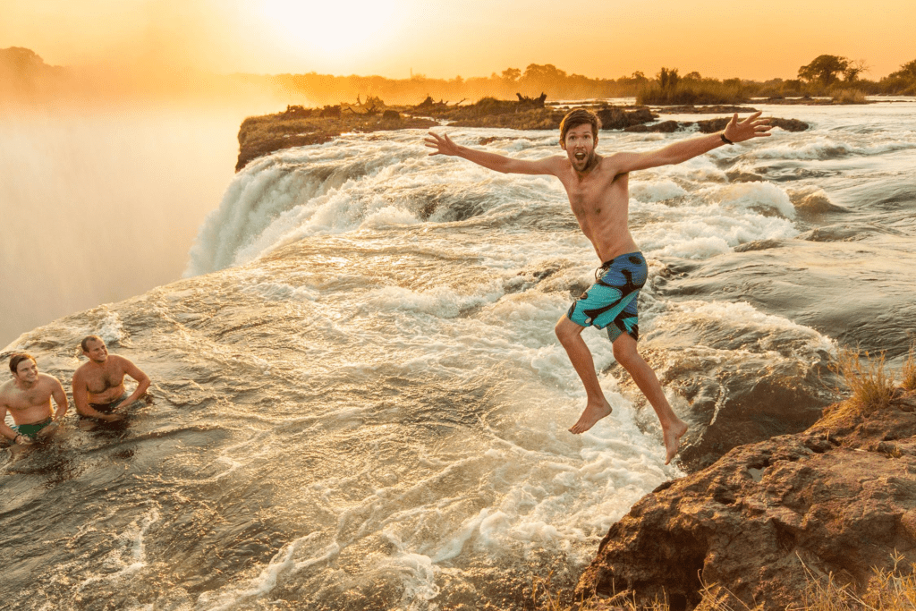 2 days Victoria Falls safari adventure, private game drives, sunset cruise, and guided tours of the falls from Livingstone to Zimbabwe.