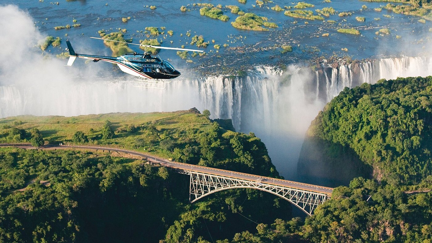 Victoria Falls Helicopter Flight Experience