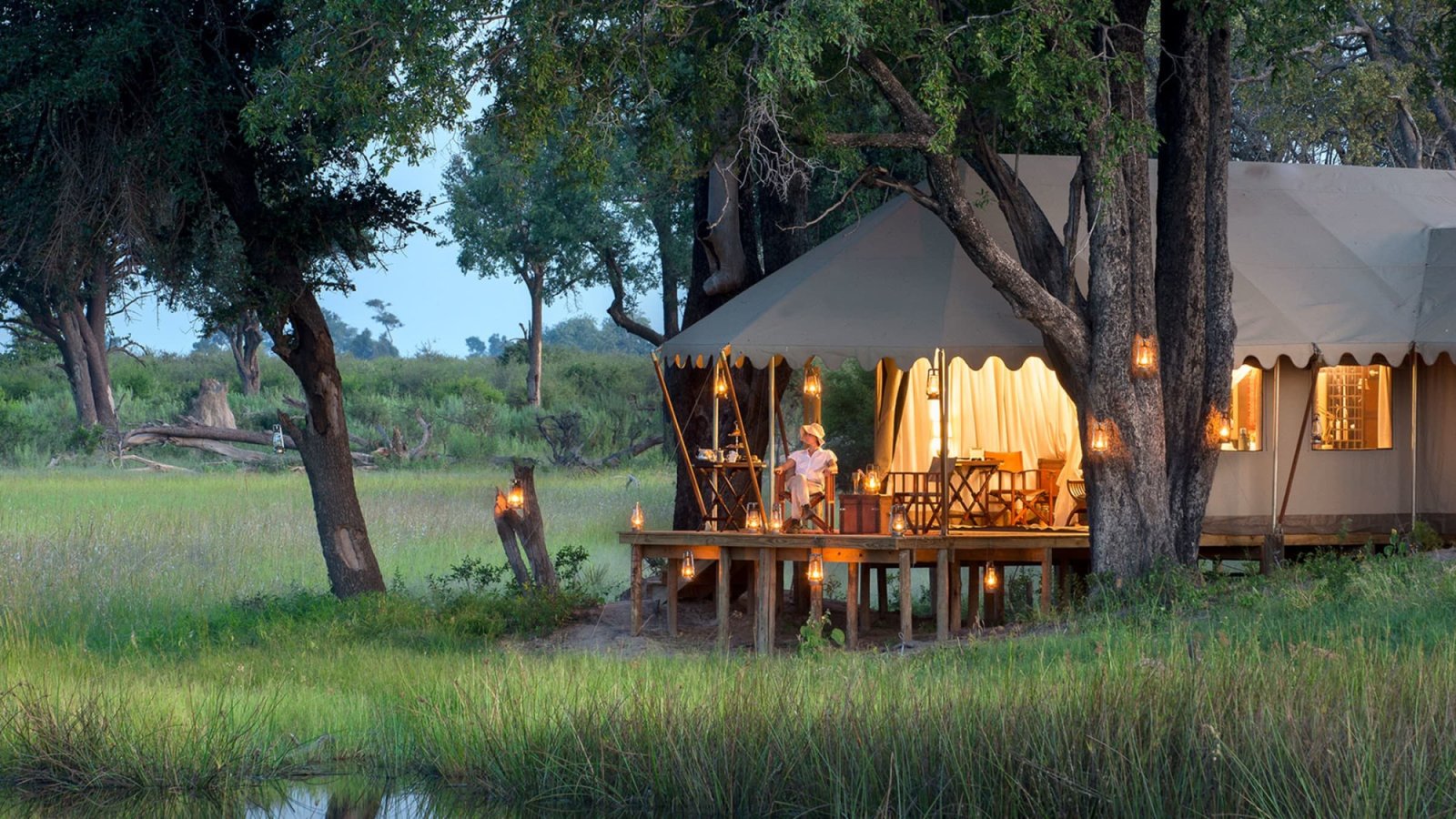 Luxury Camps near Victoria Falls and Botswana Safari Experience