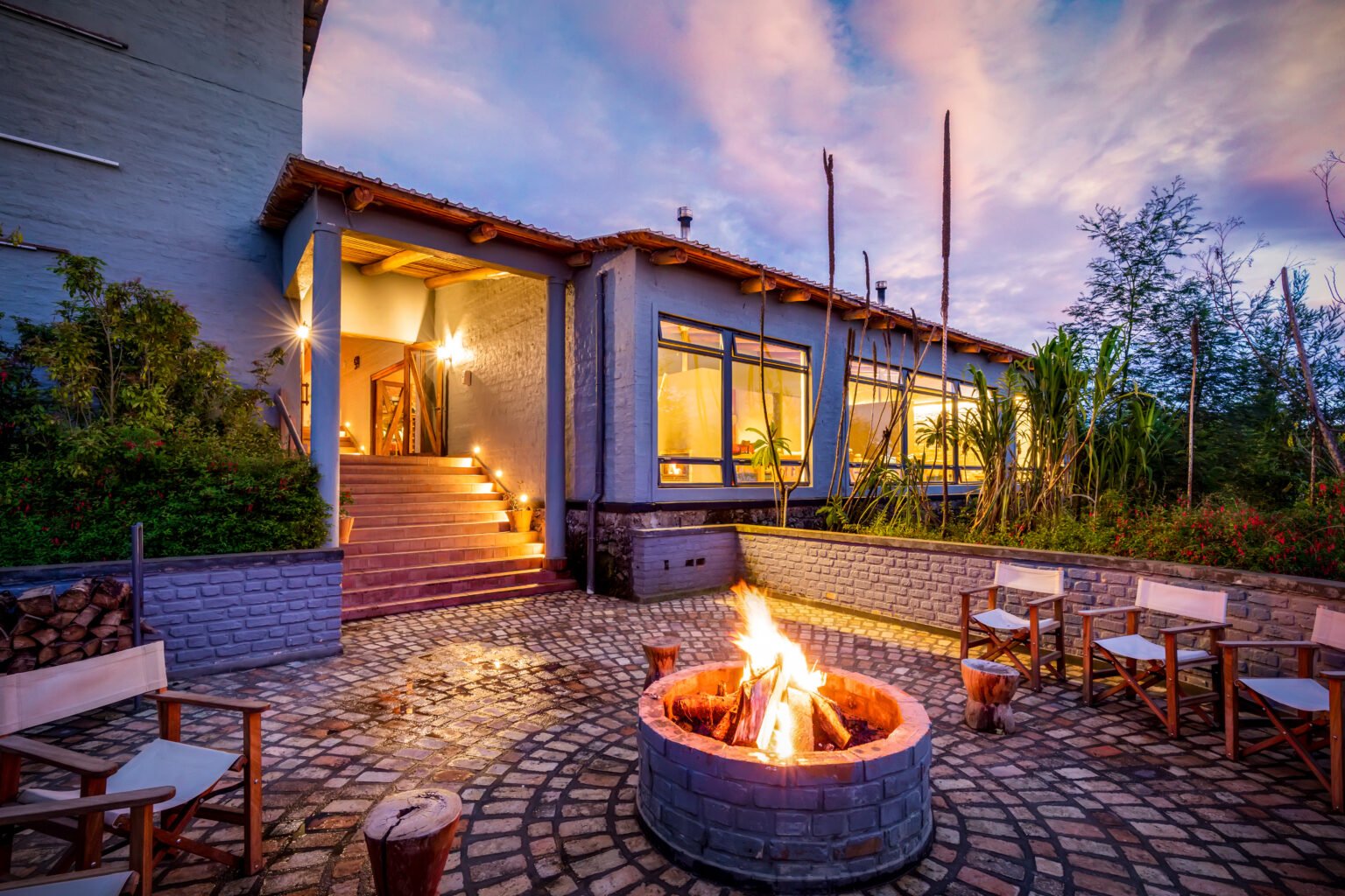Luxury lodge interior