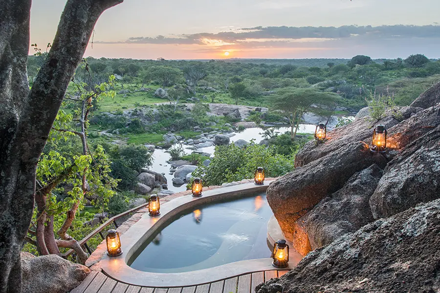 Luxury Safari Lodge in Serengeti