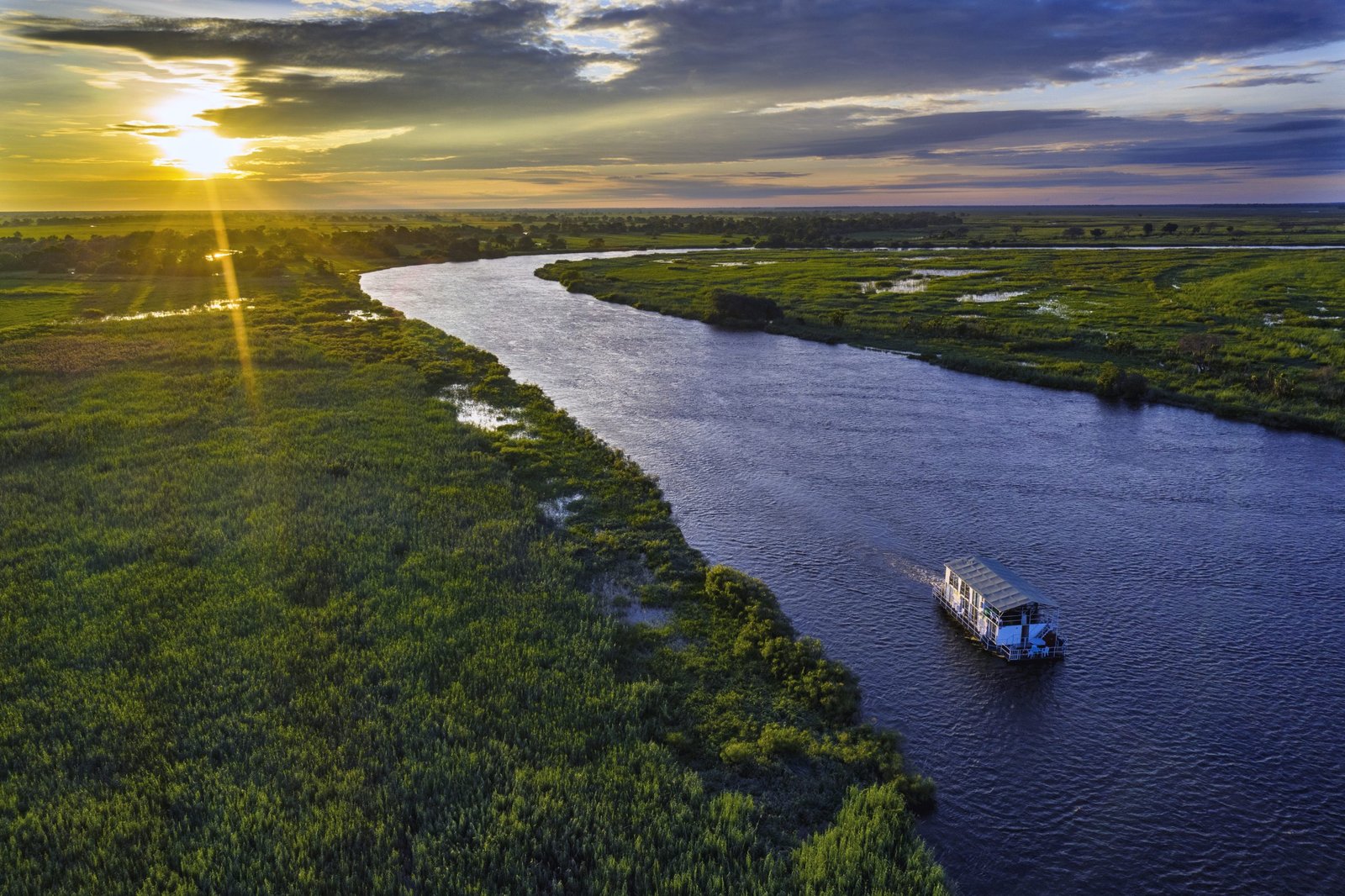 Okavango Delta luxury waterway experience