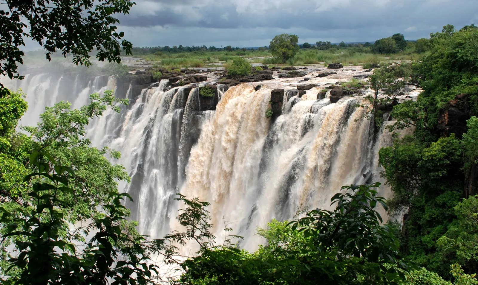Victoria Falls River Setting Scenic View