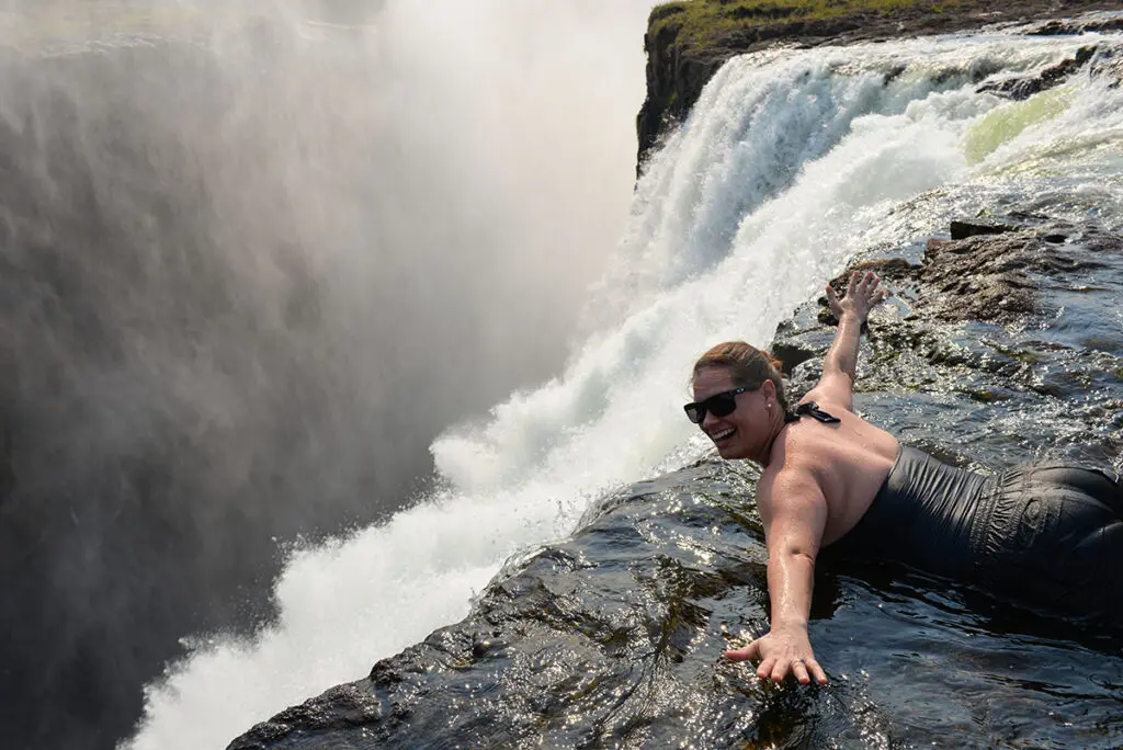 Iconic view of Victoria Falls